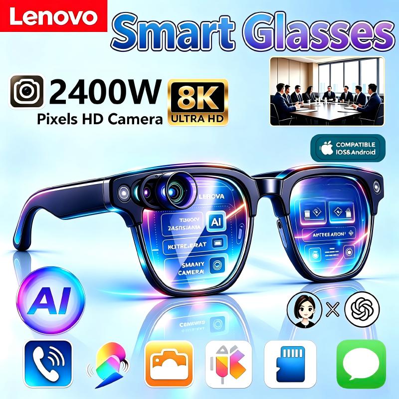 Lenovo New AI Smart Glasses Re - огляд і ціна Smart Glasses Lens